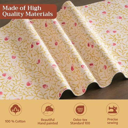 Maison d' Hermine Table Runner 100% Cotton 14.50" x 108" | Table Runners 108 - Image 3