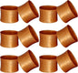 Round Hammered Napkin Rings Set of 12, Napkin Rings Bulk, Serviette Adornment for Table Settings, Modern Napkin Holder for Dinner Table Decor, Weddings, Christmas, Holiday, Banquets, Party, Easter