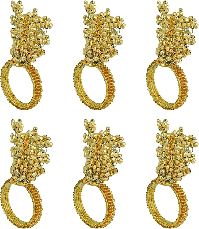 ITOS365 Napkin Rings Set of 12 for Dining Table Decoration Parties Everyday - Image 4