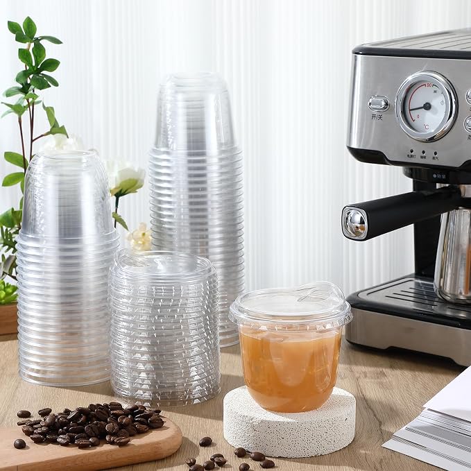 Baderke Clear Plastic Cups - Image 2