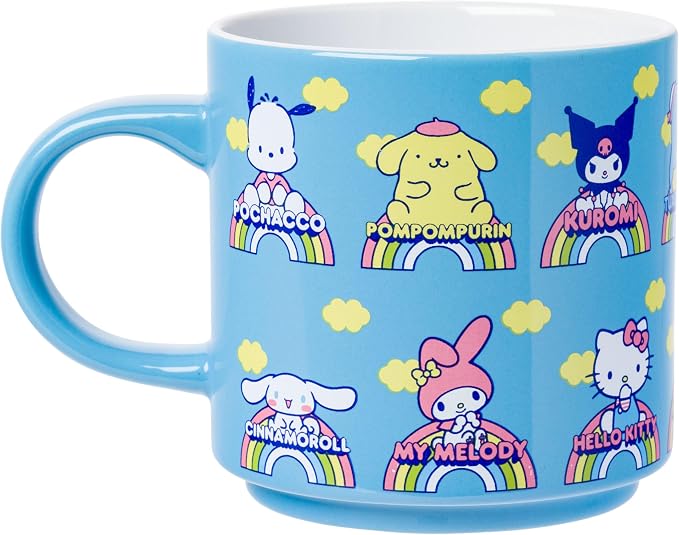 Silver Buffalo Sanrio Hello Kitty and Friends, Stackable Ceramic Mug, 13oz | - Image 3