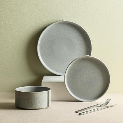 Stone Lain Bao 12-Piece Dinnerware Set Stoneware, Plates and Bowls Set - Image 2