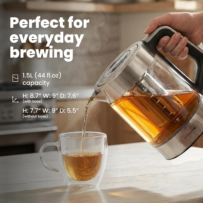 Viante Alba Electric Tea Kettle - Image 9