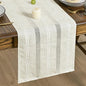 Artoid Mode Beige Farmhouse Embroidered Hollow Table Runner, Seasonal Kitchen by ArtoidMode
