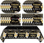41Pcs Black Gold Thank You Decorations Thank You by Mainivo