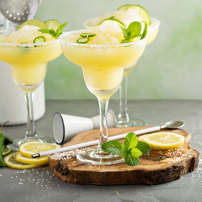 Bella Vino Set of 6 Margarita Glasses Martini Glasses, Tall Cosmopolitan - Image 8