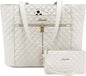 LOVEVOOK Laptop Bag for Women 17 inch, Diamond Quilted Work Tote Bags Womens by LOVEVOOK