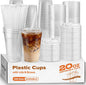 100 Pack 20oz Plastic Cups by Unknown