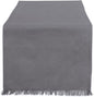 DII Everyday Collection, Fringed Solid Tabletop, Table Runner by DII