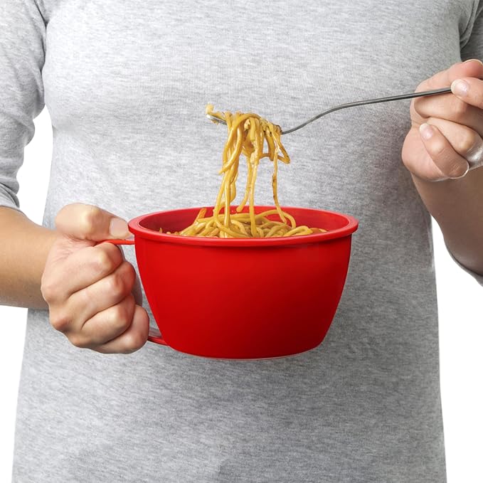 Sistema Microwaveable 940mL Noodle Bowl, Round Microwave Container - Image 3