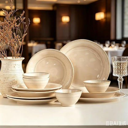 4-piece Ceramic Dinnerware Set by Unknown