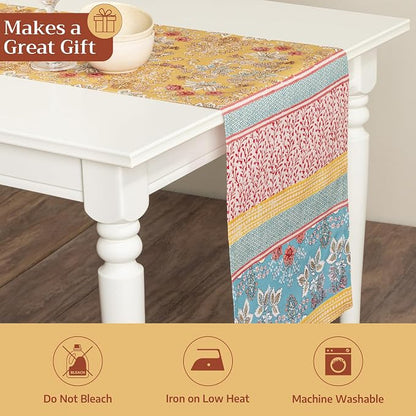 Maison d' Hermine Table Runner 100% Cotton 14.50" x 72" | Table Runners 72 - Image 5