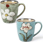 Maxdot 12oz Ceramic Coffee Mugs, Glazing Process Coffee Cup by Maxdot