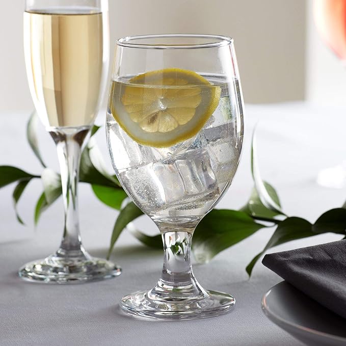 Bekith 12 Pack Goblet Party Glasses, 13-Ounce Classic Beverage Glass Juice - Image 6