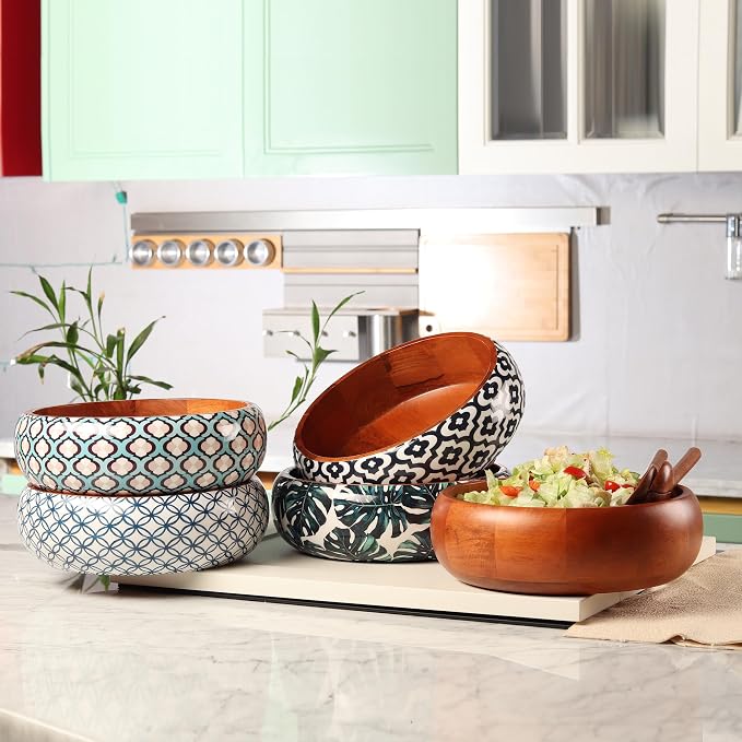 Extra large Wooden salad Bowl - Image 2