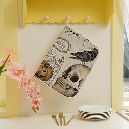 Retro Halloween Dish Drying Mat - Image 3