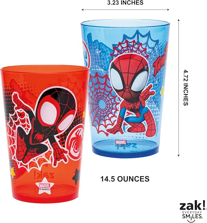 Zak Designs Marvel Spider-Man Nesting Tumbler Set - Image 5