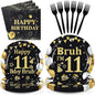 96 Pcs Bruh 11th Birthday Party Decorations by Greencian