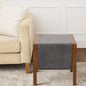 Solino Home 100% Pure Linen Table Runner Charcoal Grey, Athena 14 x 36 in | by SolinoHome
