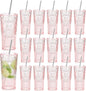 16 Set 20oz Vintage Plastic Tumbler by Unknown