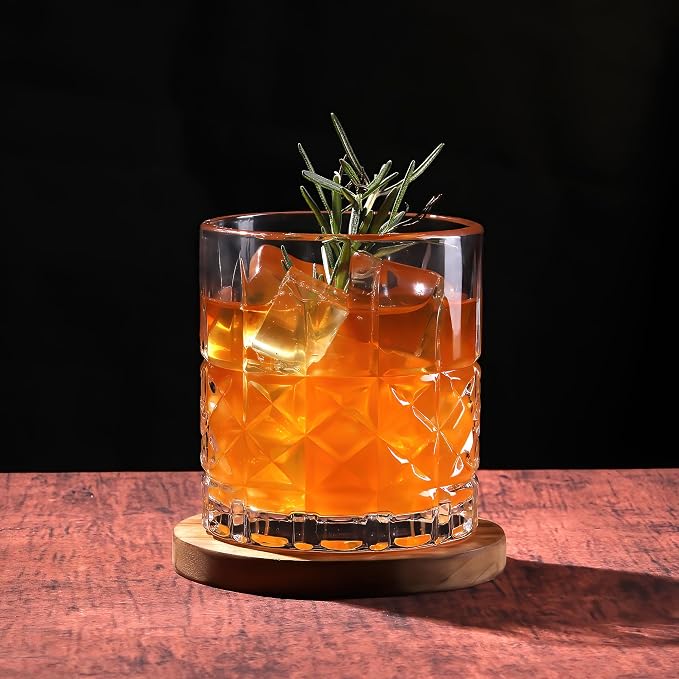 Whiskey Glasses Set of 6, 12oz Old Fashioned Whiskey Glasses Gift - Image 3