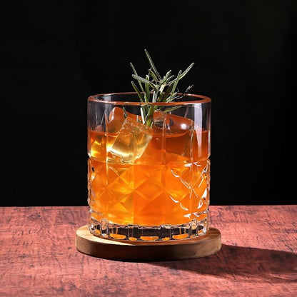Whiskey Glasses Set of 6, 12oz Old Fashioned Whiskey Glasses Gift - Image 3