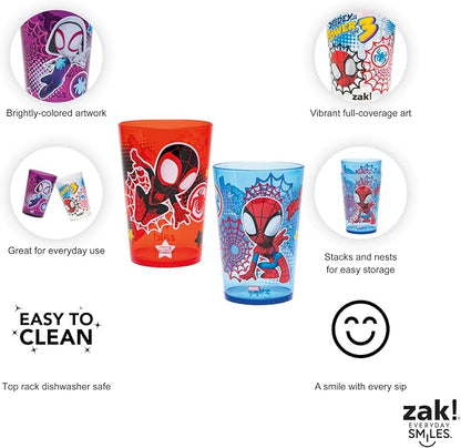 Zak Designs Marvel Spider-Man Nesting Tumbler Set - Image 4