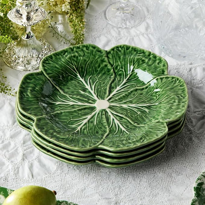 Le Jardin Green Cabbage Plates - Image 5