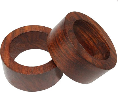 COTTON CRAFT Solid Wood Napkin Rings - Image 6