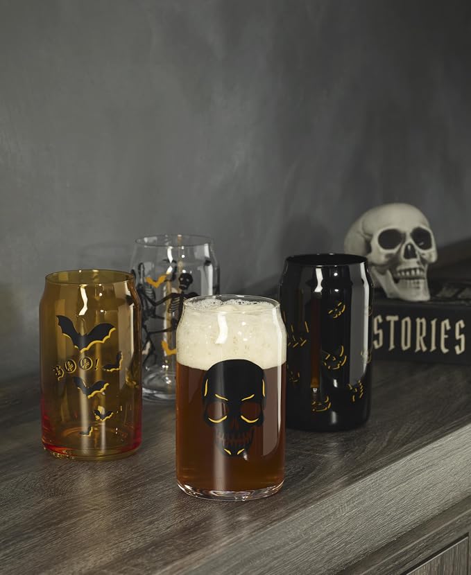 Oneida Barware, Vintro Halloween Can Cooler Glasses, Dishwasher Safe, Made of - Image 3