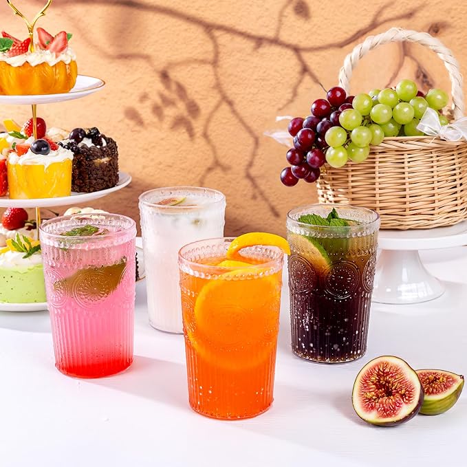 Ciaell 12 Pack Plastic Water Glasses - Image 8