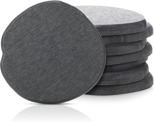 Diatomaceous Earth Coasters Set of 8，Cool Absorbent Quick-Dry Drink Coasters by Unknown