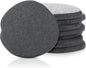 Diatomaceous Earth Coasters Set of 8，Cool Absorbent Quick-Dry Drink Coasters for Desks, Cute Modern Stone Design with Stylish Grey Aesthetic (8, Grey)