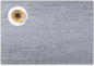 Placemats Set of 8 - Easy Clean Woven Vinyl Placemat for Dining Table, Indoor/Outdoor Place Mats, Washable PVC Table Mats（Gray）