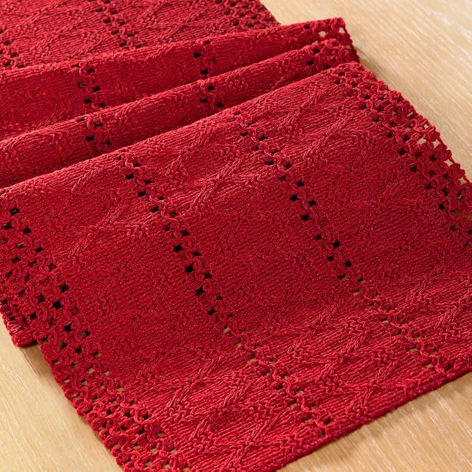 Boho Table Runner Summer Farmhouse Rustic Dining Dresser Scarf Home Decor | - Image 2