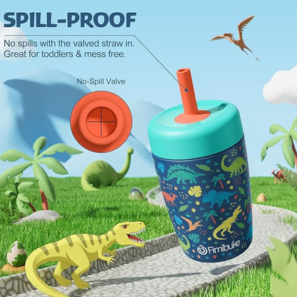 Fimibuke Toddler Cups Spill Proof, 12 OZ Sippy Cup - Image 5