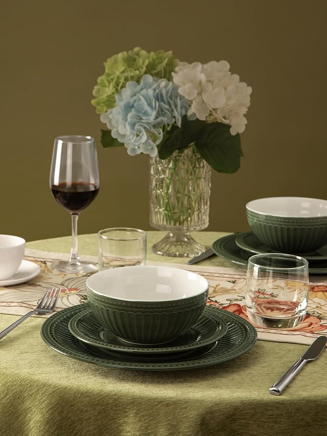 Famiware Ceramic Plates and Bowls Sets, Chip & Scratch Resistant, Microwave & - Image 3