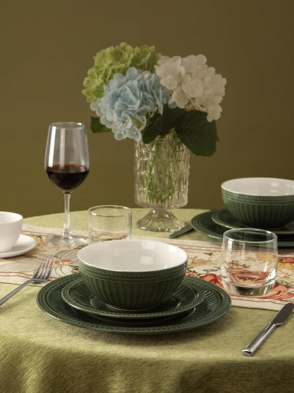 Famiware Ceramic Plates and Bowls Sets, Chip & Scratch Resistant, Microwave & - Image 3