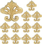 ALPHA Living HOME Napkin Rings Set of 12 - Napkins Ring for Dinning Table Rustic Dinner Tables Decoration for Wedding Receptions Christmas Thanksgiving Holiday Party Dinner Parties (Gold)