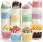 Aodaer 120 Pack 8oz Paper Cups Sprinkles Ice Cream Bowls Disposable Snack Bowls by Aodaer