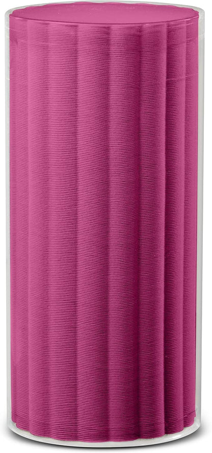 Disposable Fuchsia Paper Coasters for Drinks, 3.5 Inch Round Coasters for Bar, Cocktail, Beverage, Wine Or Event, 500 Pack Bulk