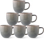 AmorArc 12oz Coffee Mugs, Ceramic Coffee Mugs set of 6 by AmorArc