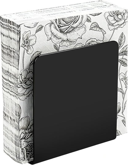 Black Napkin Holder for Table, Acrylic Upright Napkin Dispenser for Kitchen by Unknown