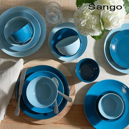 Sango Siterra Artist's Blend 16-Piece Stoneware Dinnerware Set – Service - Image 9
