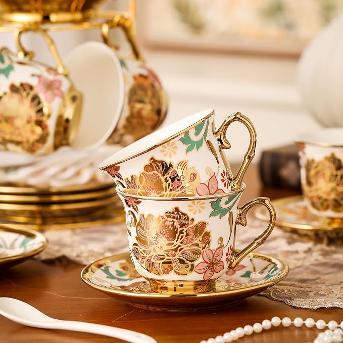 20 Pieces Porcelain Tea Set - Image 7