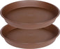 2 Pack of 20 21 inch Plant Saucer Round, Deep Plant Saucers by Bleuhome