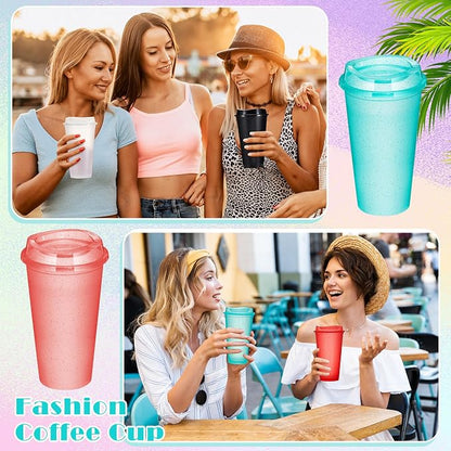 FillTouch 12 Pcs 16 oz Reusable Coffee Cups - Image 6