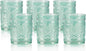 Darlion Vintage Glassware, 10oz Green Glass Cups | Food Grade Glass, Lead-Free by PurchaseNow
