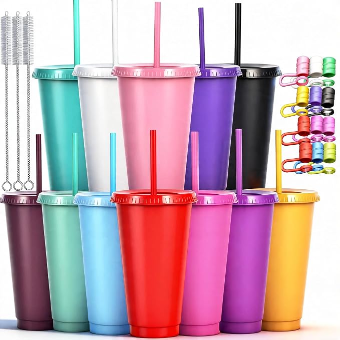24 oz Reusable Plastic Cups, Custom Cups by Alohastarttg