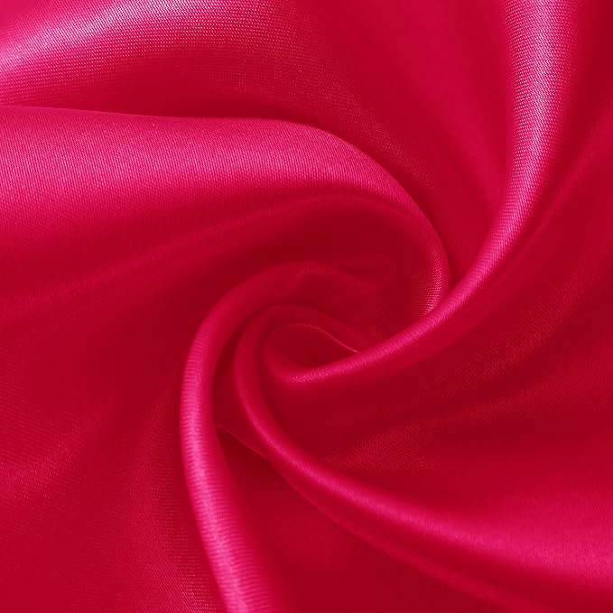 Horbaunal 2 Pack Hot Pink Satin Table Runner 12 x 108 Inch | Smooth Table - Image 6